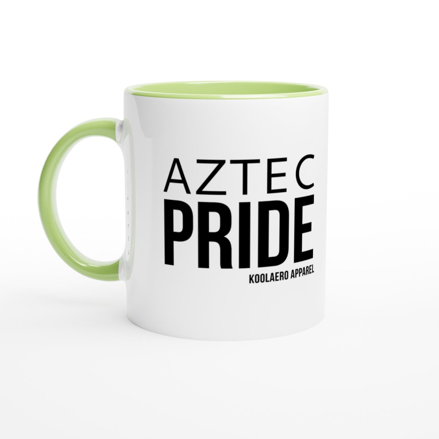 White 11oz Ceramic Mug with Color Inside